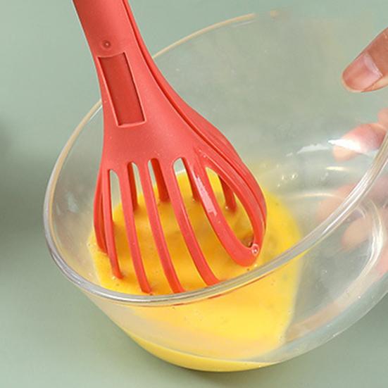 3 в 1 Многофункциональный венчик для яиц, инструмент для зажима еды, удобная ручка, не скользит, для выпечки яиц, перемешивания