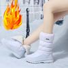 Winter  Keep Warm Shoes Anti-slip High Quality Snow Boots  Thickened Cotton Shoes Warm High Tube Cold Resistant Mid Tube
