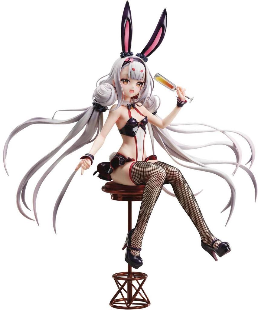 FREEing Azur Lane Shimakaze Fastest Bunny Invitation Scale Painted Complete Figure White B-style 1/4 PVC&ABS