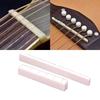 Аксессуары для гитары Гитарный бридж Седло и порожек 80 мм 52 мм Гитарный порожек из натуральной кости