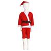 1 комплект, Рождественский костюм Санта-Клауса, детский цилиндр, брюки, комплект с поясом для рождественского праздничного декора