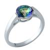 Silver Ring with Mystic Topaz 1.575ct (1961001) 2.71 Gr. 925 Samples