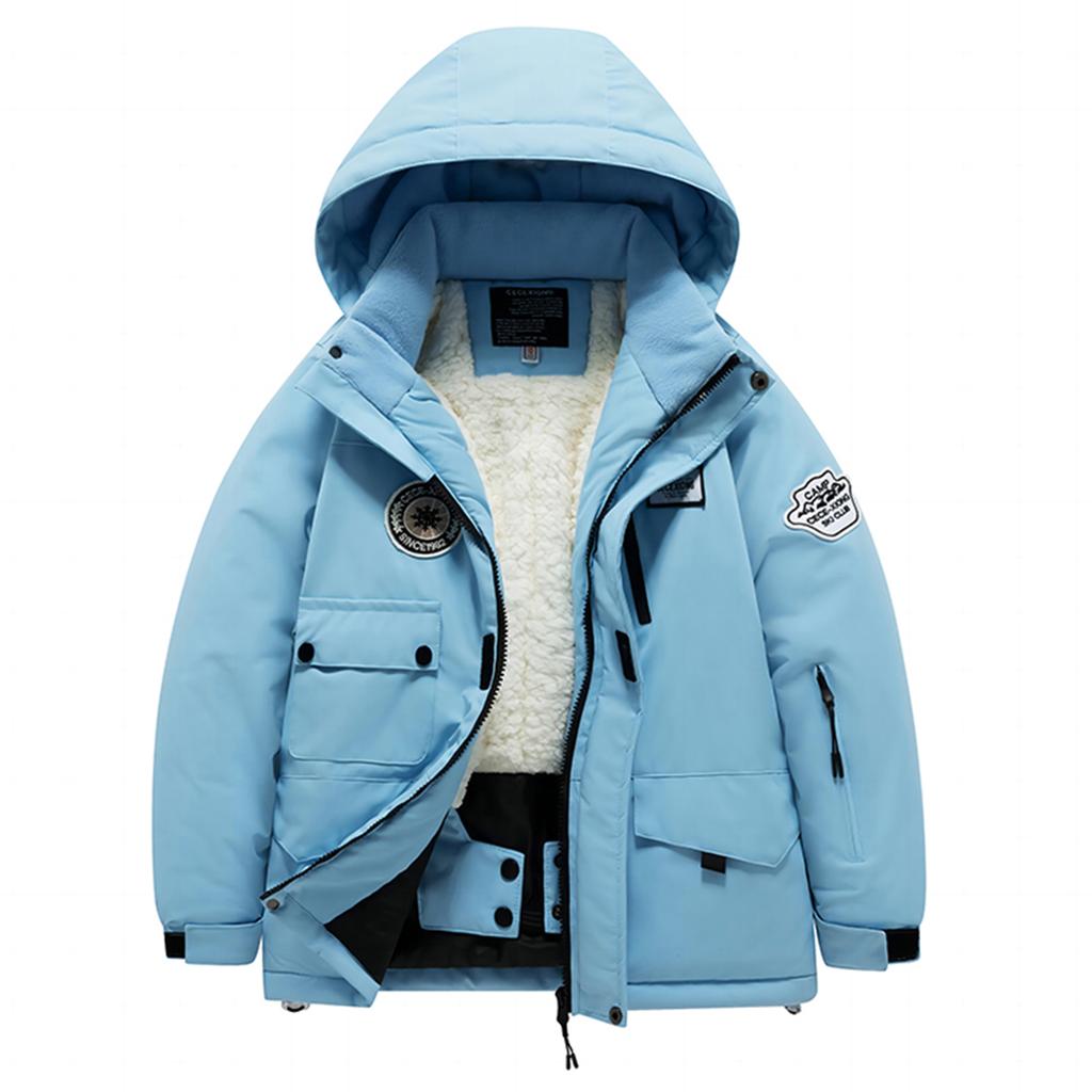 Children's Fashion Skiwear Set Boys' And Girls' Thickened Warm Ski Jacket
