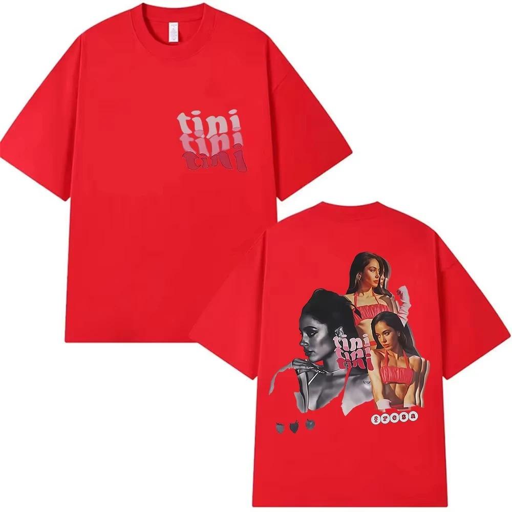 Fashion Summer Shirts Singer TINI STOESSEL Futtura Tour 2026 Album Merch Tshirts Mens Women Pop Music Short Sleeve Tshirts