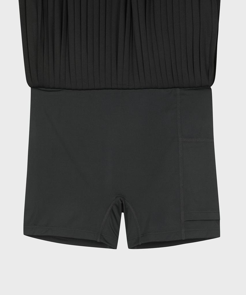 Юбка SERGIO TACCHINI W с цветной полосой, плиссированная, летящая (черный)
