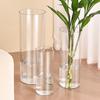 Прозрачная цилиндрическая ваза для цветов, свадебная вечеринка, обеденный стол, центральный элемент, гидропонный держатель для цветов, прозрачный