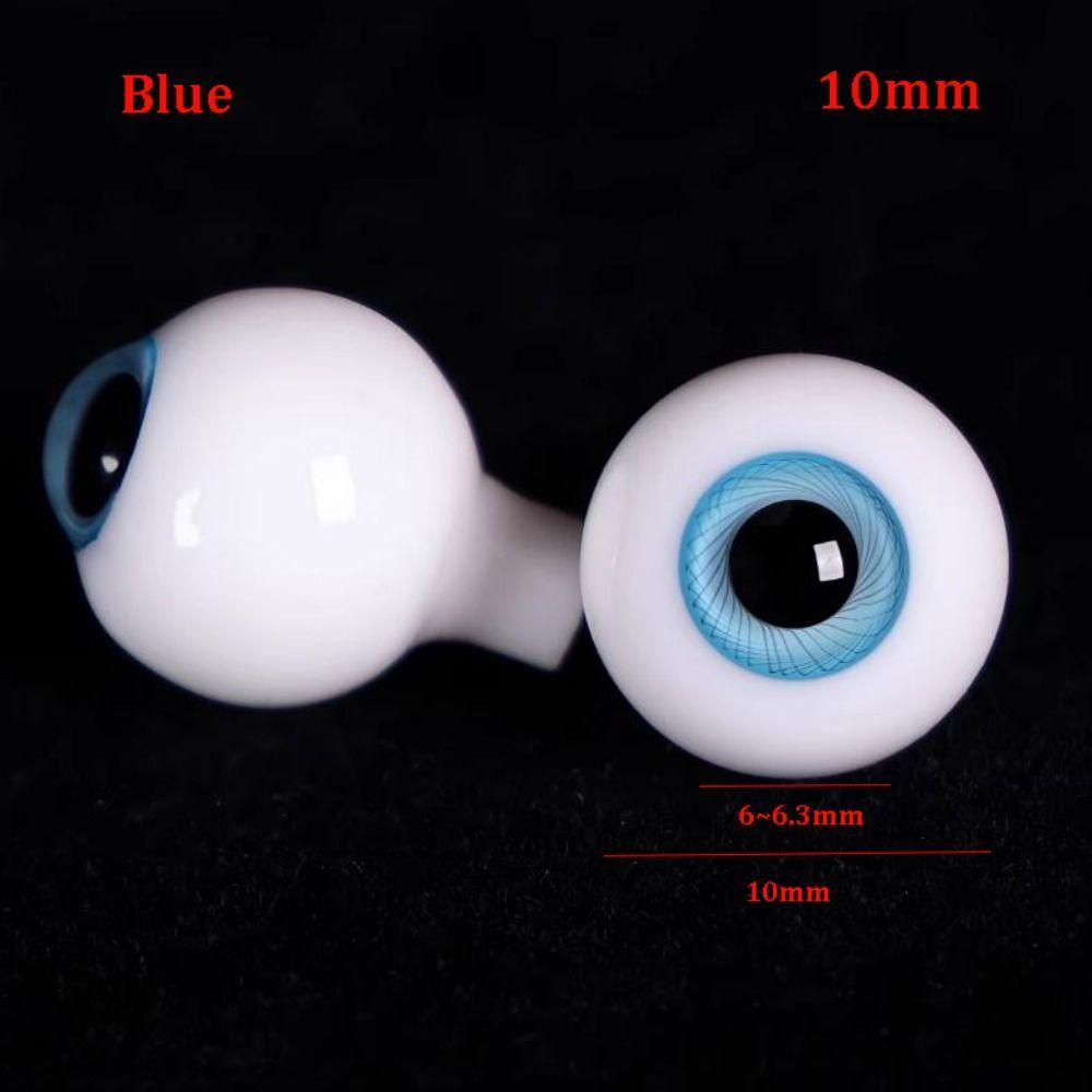 Cute Textured Glass Eyeball 10mm 12mm 14mm 16mm Safety Animal Toy Accessories For BJD Dolls