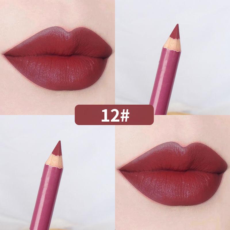 15 цветов губная помада, карандаш для губ, косметическая долговечная водостойкая женская Красота, макияж, матовый макияж
