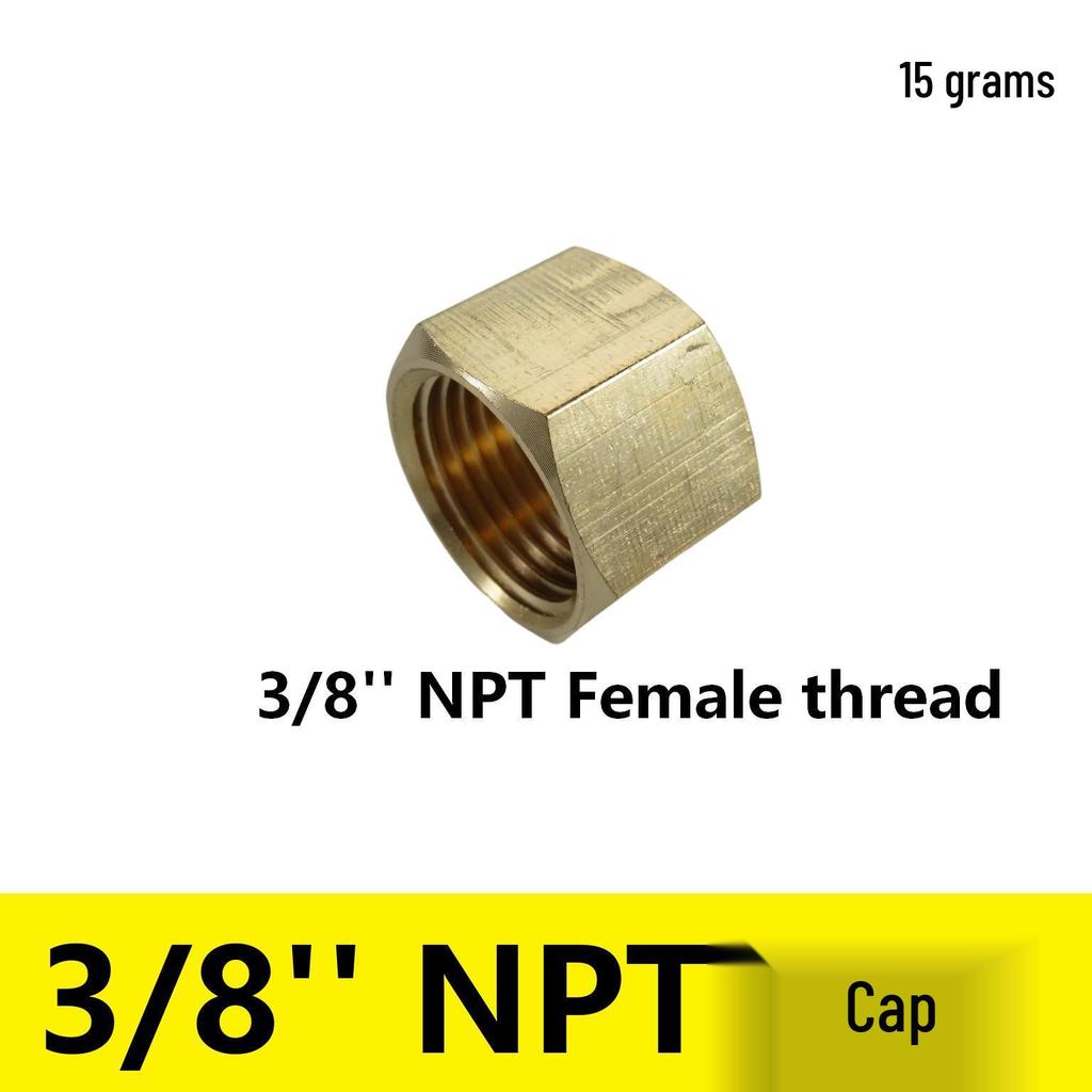 Латунный переходник для трубы, наружная резьба NPT 1/2", шестигранник 1", наружная резьба NPT