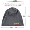 Fashion Beanies Women Solid Color Hat With Fish Bone Logo Spring Autumn Casual Turban Beanie Men