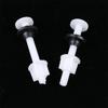 2 Pcs Plastic Toilet Seat Hinge Repair Bolts + Fitting Screws +Washers Kit For Home Bathroom Accessories