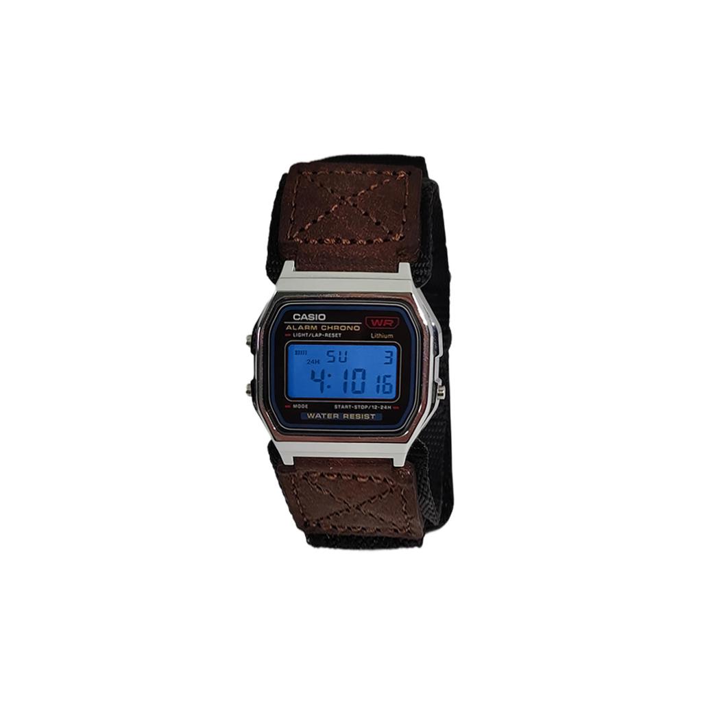 Casio Часы с кварцевым механизмом, нейлоновый ремешок, унисекс, разноцветный циферблат, из коллекции Custom, A159WA-N1D