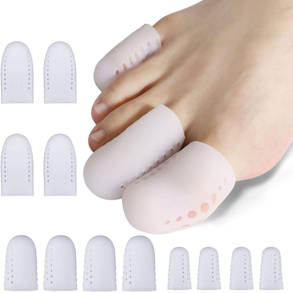 Silicone Separator Corns Calluses Blister Toe Protector Toe Separators Covers Tube With Holes