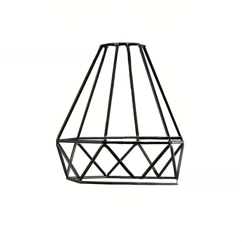Ретро DIY Железный абажур Защитный кожух для лампы Железный колокол Защита для лампочки E27 Потолочный подвесной светильник Чехол Металлическая проволочная клетка Индустриальный стиль