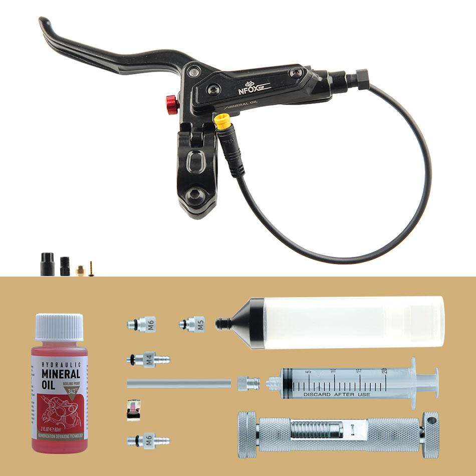 Ручка тормоза с отключением питания 3-контактная для электровелосипеда, электрического велосипеда, мотор Холла, гидравлические тормоза, велосипеды, горный, уличный, аксессуары для велоспорта