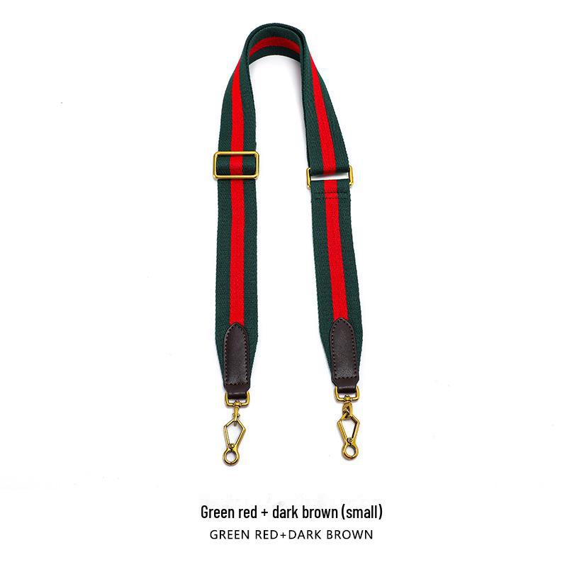 Регулируемый брезентовый плечевой ремень G-Chi, 3,8 см, зеленый и красный, F-46, замена для сумки через плечо.