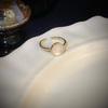 Модные простые круглые открытые кольца женские свадебные украшения кольцо праздничные украшения аксессуары