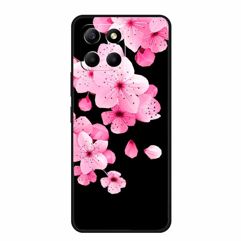 Мультяшный чехол для Honor X7c X8c X8b X5b Plus Play 9A X6b X6c Чехол для телефона X 8 7 6 C Coque Милый Кот Черный Силикон Мягкая Задняя Крышка