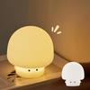 Ночной светильник в виде гриба, прикроватная лампа с мультяшным рисунком, перезаряжаемая USB-подставка с регулировкой яркости, силиконовая для