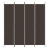 VidaXL Cloison de Séparation 4 Panneaux Séparateur de Pièce Pliable Diviseur Écran d'Intimité Paravent Décoration Salon 350199