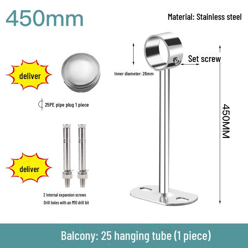 Stainless Steel Windproof Outdoor Clothes Drying Rack for Balcony.