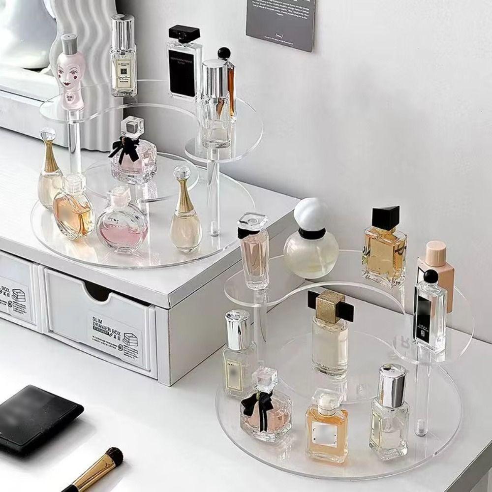 Removable Acrylic Display Stand Sturdy Clear Desktop Storage Rack Figures
