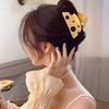 Забавная заколка для сыра, креативная пластина, заколка для волос в форме акулы, когти для волос для девочек, треугольная полая заколка для волос, украшение для волос