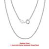 ORSA JEWELS Итальянское Ручное Изготовление 1,2 мм Цепочка Шопена Ожерелье Сплошное Стерлинговое Серебро 925 Пробы Мужская Женская Цепочка на Шею Украшение для Кулона SC53