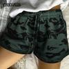 Summer Printed Stretch Casual Pocket Camouflage Shorts