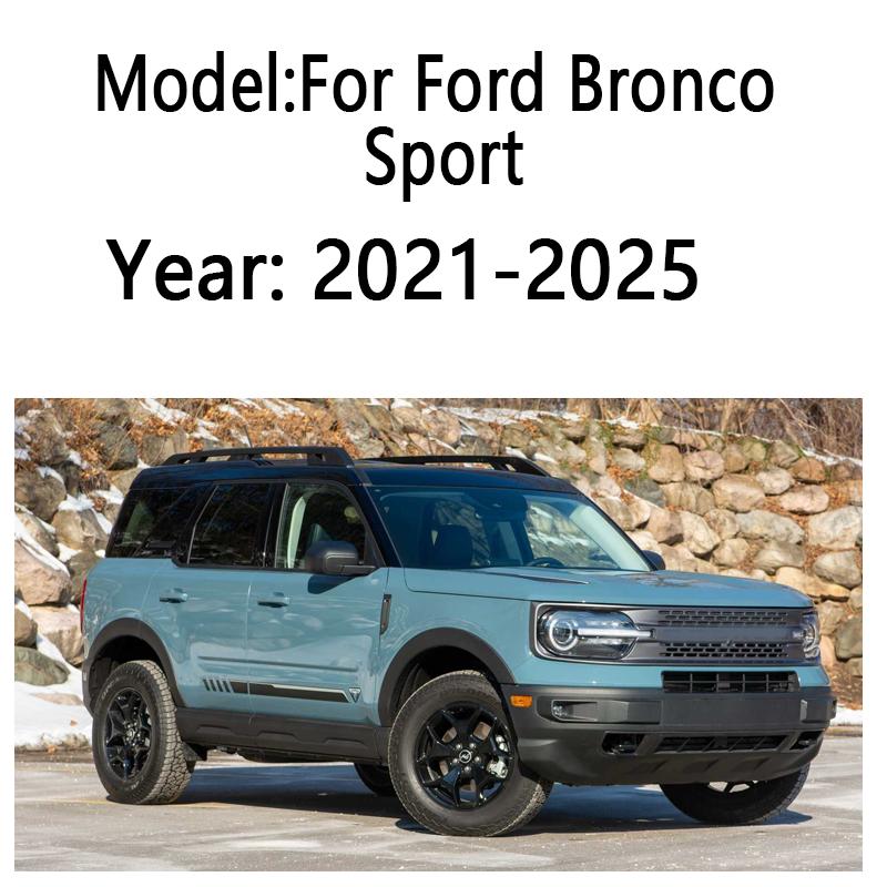 Для Ford Bronco Sport CX430 2021 2022-2025 Дефлекторы окон дверей Козырьки от солнца и дождя Защита от ветра Чехол Weathershield Автомобильные аксессуары