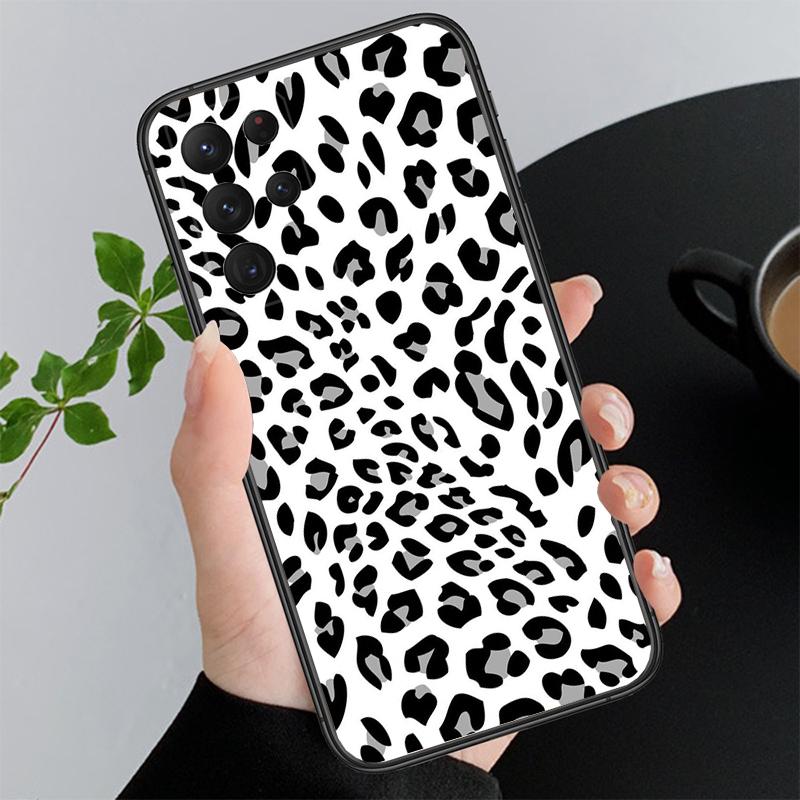Leopard Animal Print Funda Phone Case For Samsung Galaxy S26 S25 S24 S23 S22 Ultra S23 S22 S25 Plus S24 FE S26Edge