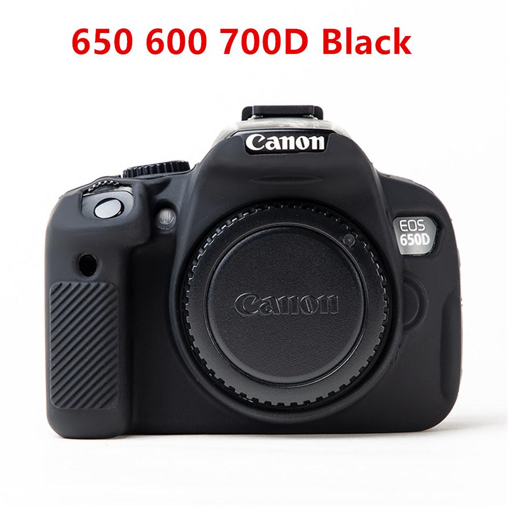 Мягкий силиконовый защитный чехол для корпуса камеры для Canon EOS 600D 650D 700D R10 R7 RP R6 R 7D 77D 5D3 5D4 6D 80D 70D 6DII 1500D 1300D 200D