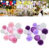 1 Set Paper Lanterns Party Decorations Tissue Pom Poms Flower Balls Simple Installation Boho Wedding Decorations