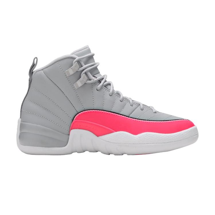 Jordan 12 Ретро Серый Волк Розовый Гонщик (GS)