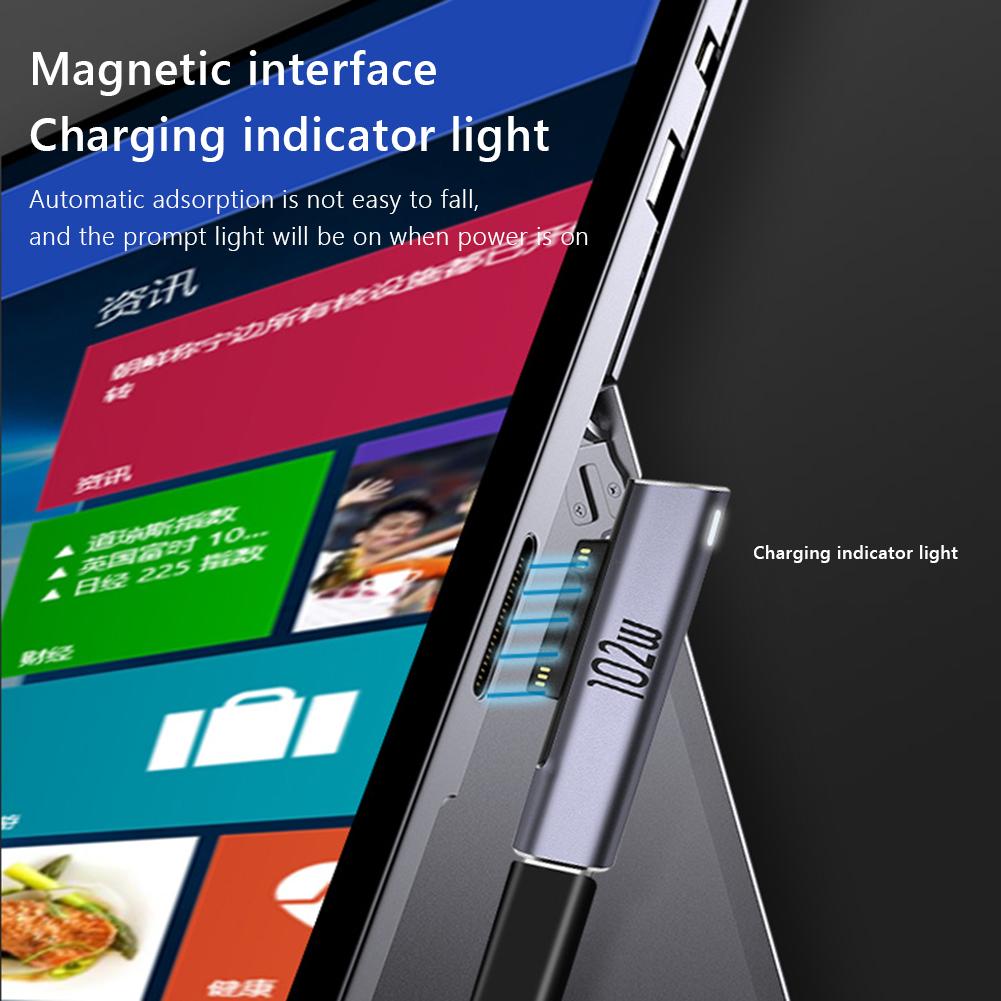 Адаптер PD для планшета Магнитный зарядный преобразователь Ноутбук Зарядное устройство для ноутбука Разъем Компьютерный аксессуар