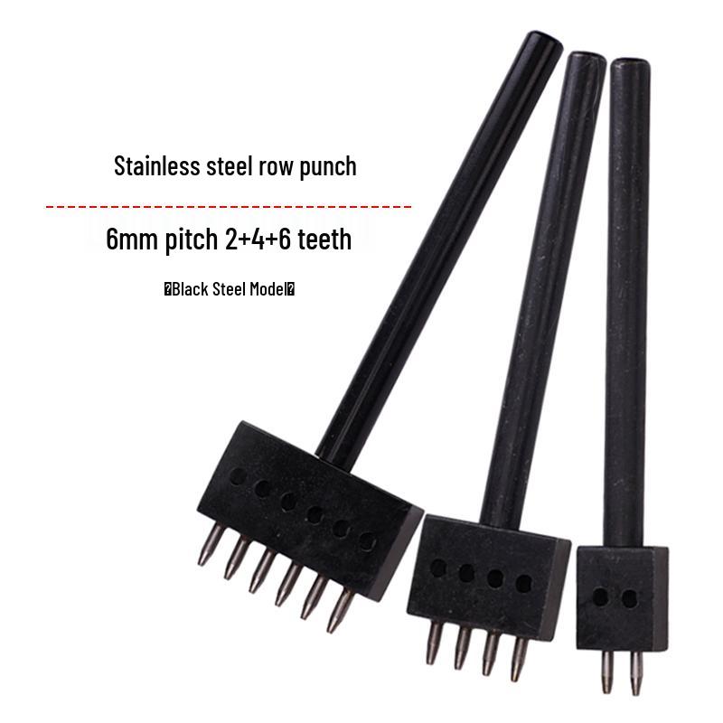 Ручной DIY Пробойник для Кожаного Ременья - Круглый Рядный Инструмент