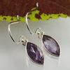Amethyst Earring, 925 Silver Earring, Handmade Earring, Birthstone Jewelry, Gift For Her, Dangle Earring, Birthday Jewelry