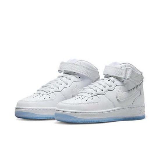 Nike Женские Air Force 1 Mid Белые Лед Рептилия FN4274-100
