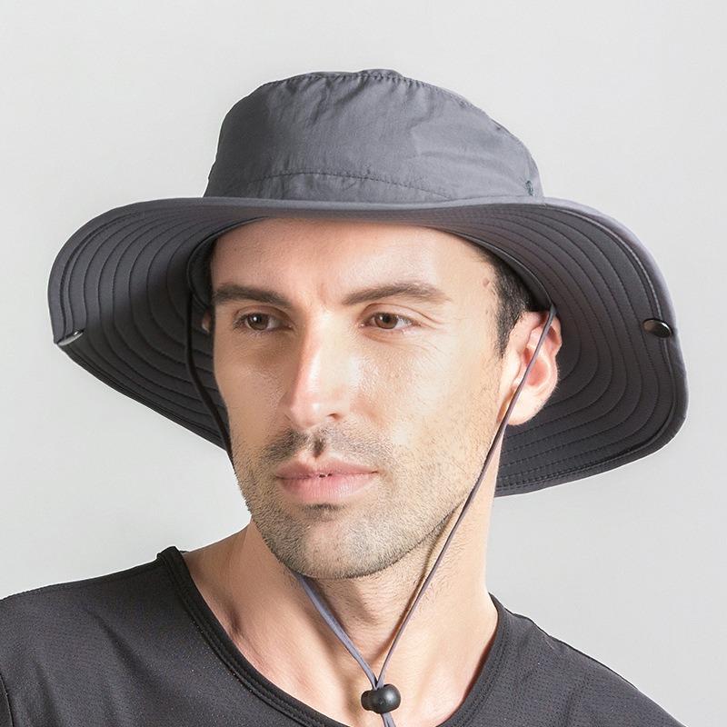 Шляпа летняя уличная солнцезащитная защита от УФ-лучей шляпа от солнца для пеших прогулок рыбалки панама мужская