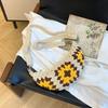 Bohemian Bag Women's Crochet Bag Seaside Vacation Shoulder Messenger Bag Breast Bag