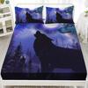 Forest Animal Pattern Mattress Three-Piece Digital Printing Mattress Bedding Set Adult Children