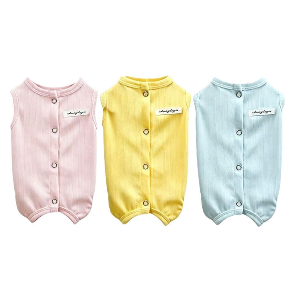 Breathable Material Dog Belly Jumpsuit Wrapped Design Puppy Belly Protector Dog Clothes Chihuahua