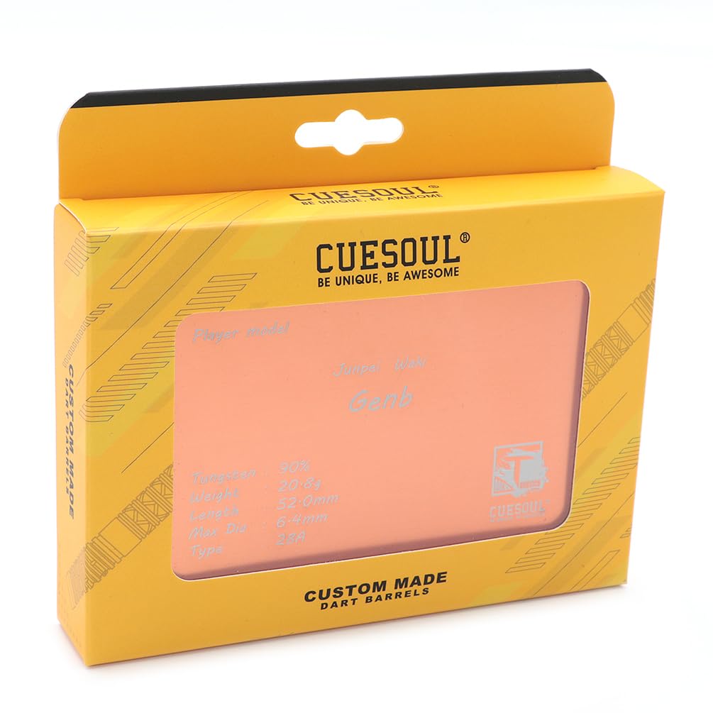 Модель CUESOUL Junpei Waki Player, ствол Genb Genbu 2BA, вольфрамовый набор с мягким наконечником, 3 шт. 90% (CSDP-BS041)