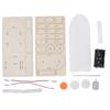Model Boat Model Kits DIY Paddle Wooden Boat Science Building Set Craft for Pupil Elementary School