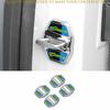 For BMW X1 F48 2016 2017-2022 Silver Steel Door Lock Protection Cover Trim 4PCS