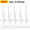 D5 10Pcs Air Fryer Skewer Stand Vertical Stainless Steel BBQ Holder Food Grade Oven Skewers Home Kitchen Picnic Grilling Kabobs