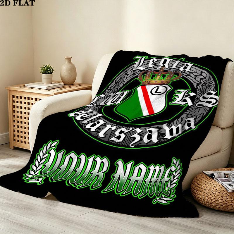 Custom Legia Warsaw Blanket, High quality Comfortable for All Seasons, Home Decor, Warmth and Comfort