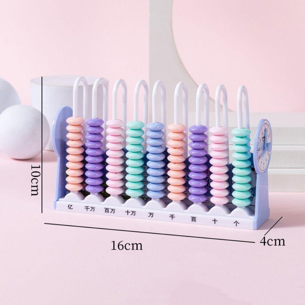 Educational Abacus Parent-child Interaction Learning Clock Toys School Home