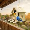Parrot Mating Box Wood Bird House Bird Cage Bird Feeder House Bird Nest  Garden Decoration