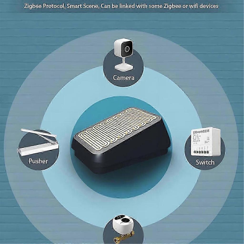 Zigbee Smart Rain Sensor for Outdoor Wireless Rain Detection Waterproof, Zigbee Hub Required,Linkag